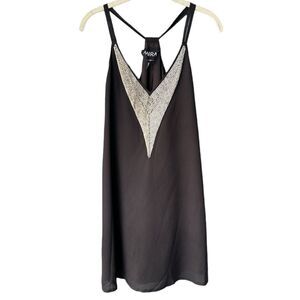 Mira Beachwear Festive Beaded Black Dress Size XS/S
